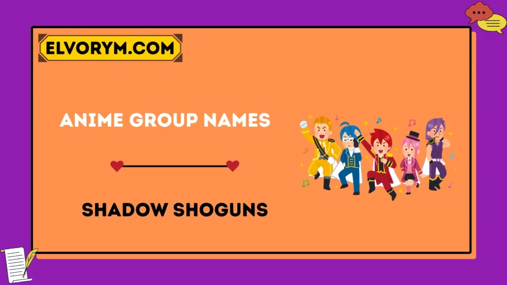 Anime group names