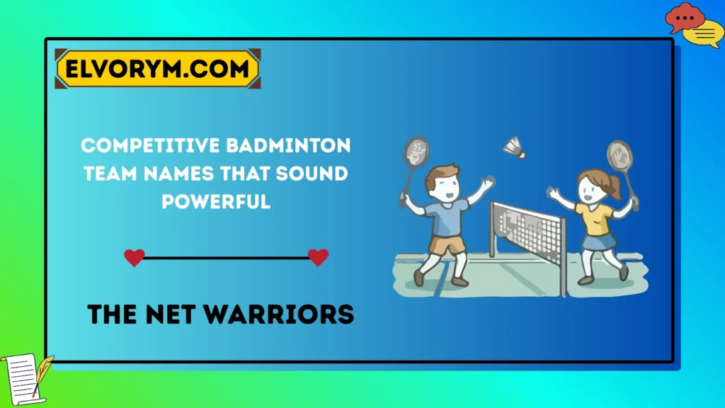 Competitive Badminton Team Names That Sound Powerful