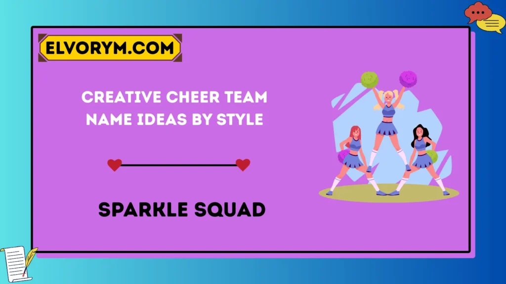 Creative Cheer Team Name Ideas by Style