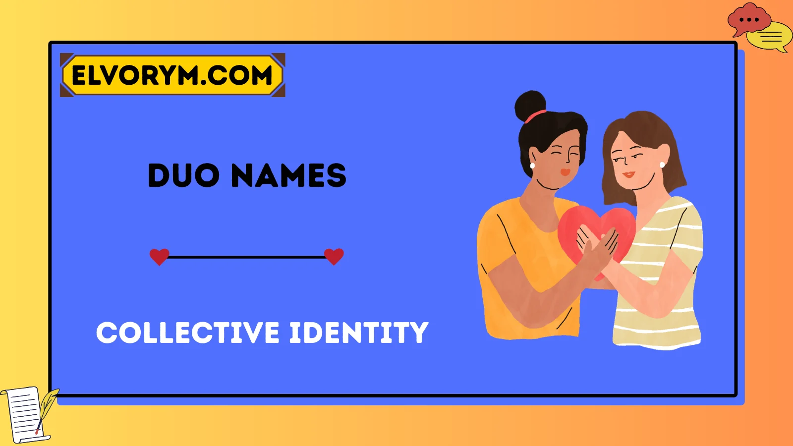 540+ Duo Names: Creative Memorable Pair Name Ideas for Friends Teams ...