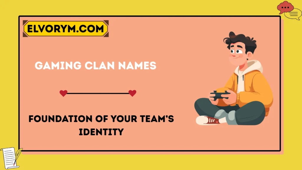 Gaming Clan Names