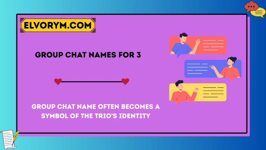 group chat name for 3
