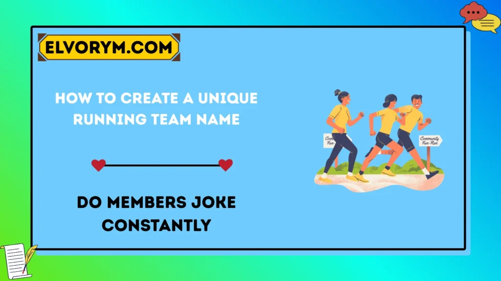 How to Create a Unique Running Team Name