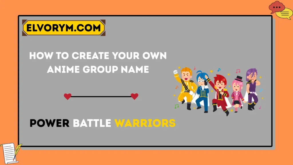 How to Create Your Own Anime Group Name