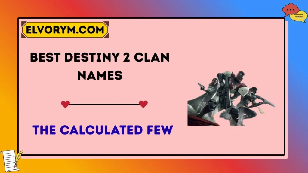 Best Destiny 2 Clan Names