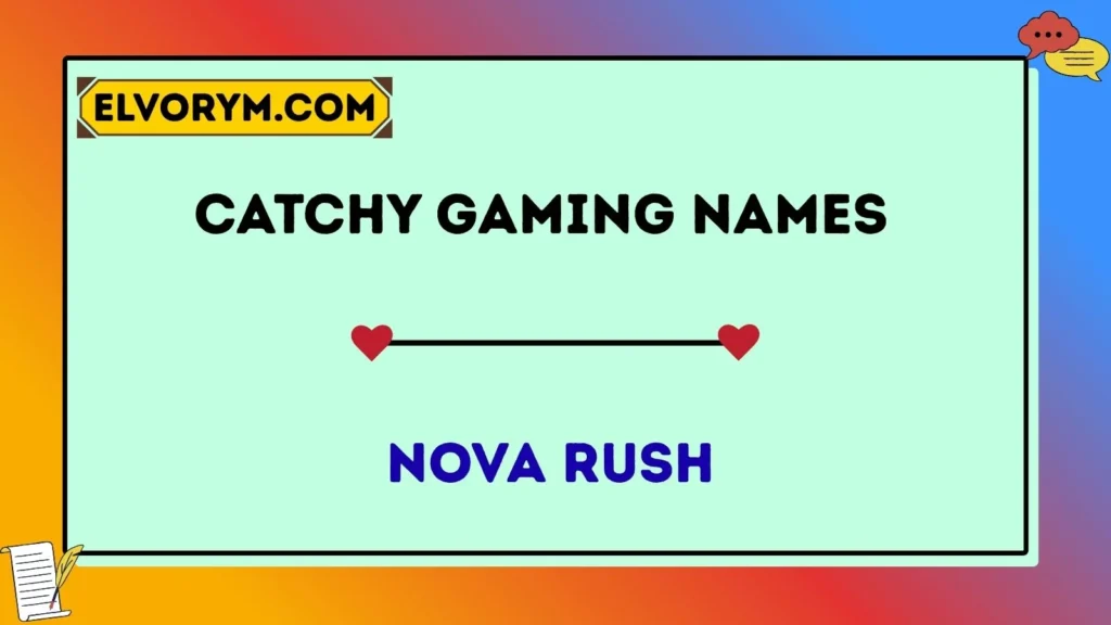 catchy gaming name