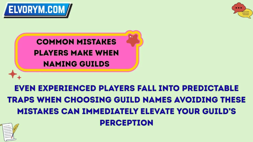 Common Mistakes Players Make When Naming Guilds