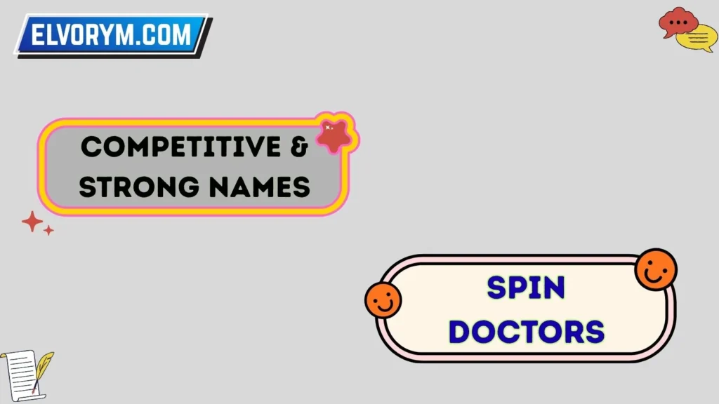 Competitive & Strong Names