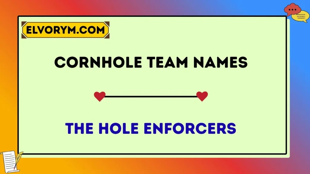 Cornhole team names