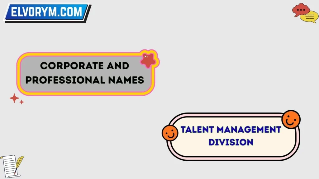 Corporate and Professional Names