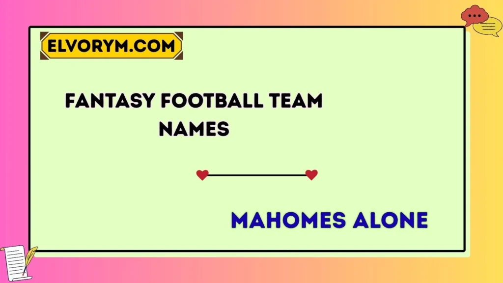 Fantasy football team names