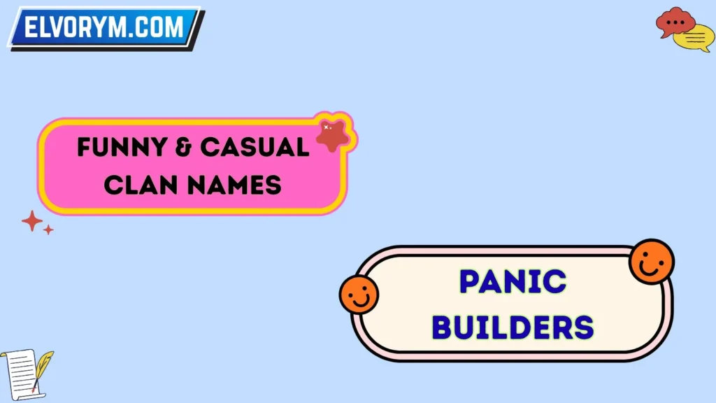 Funny & Casual Clan Names