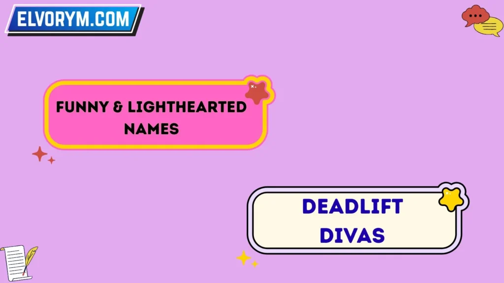 Funny & Lighthearted Names