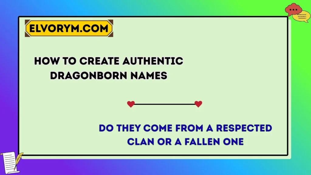 How to Create Authentic Dragonborn Names