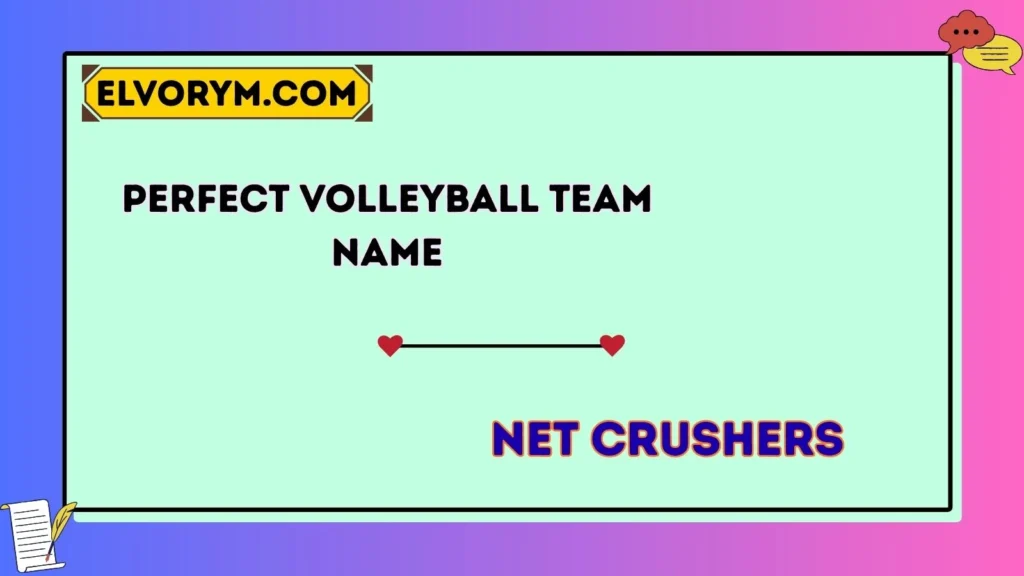 Perfect Volleyball Team Name