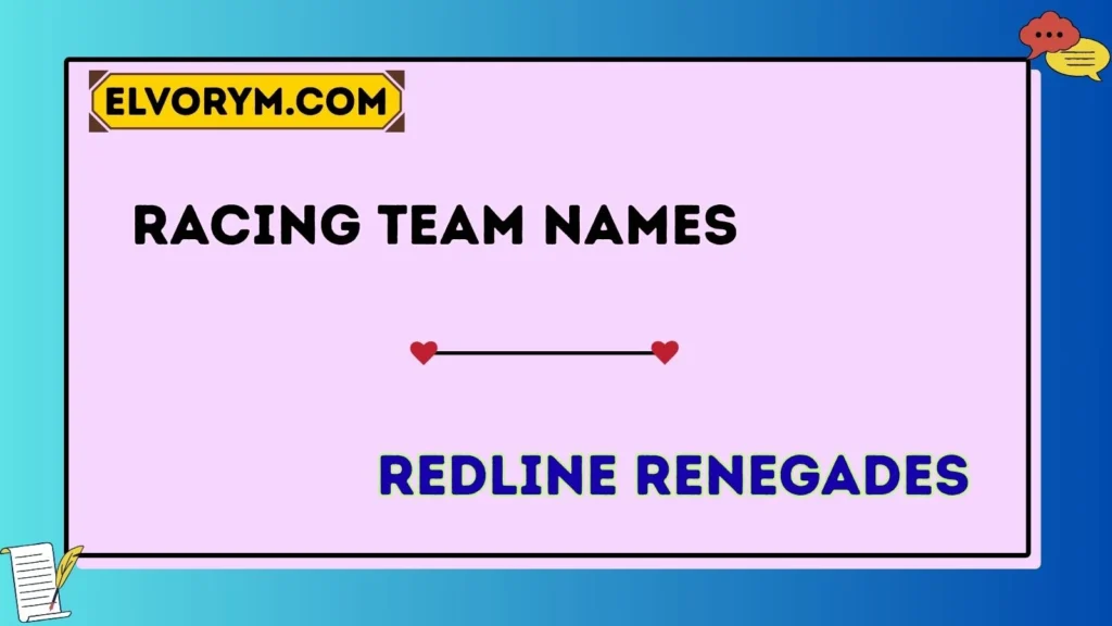 racing team name