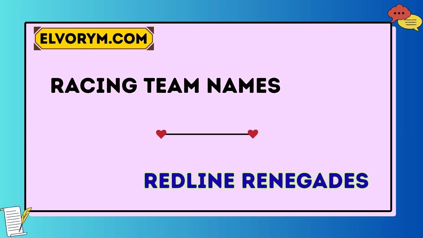 Names In Car Racing Format Racing Team Names That Capture Speed Identity and Competitive Edge ...