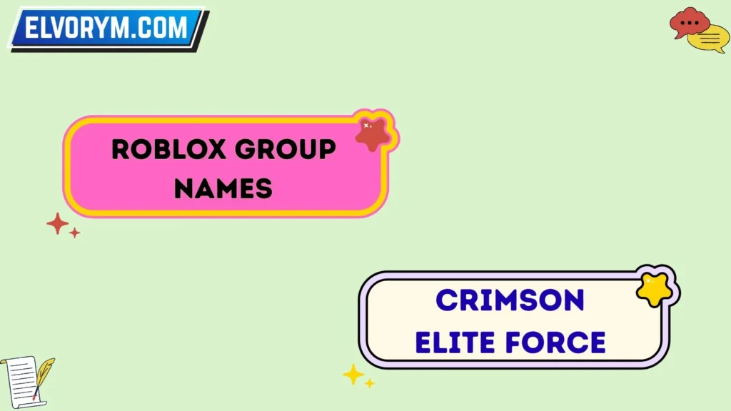 Roblox group name