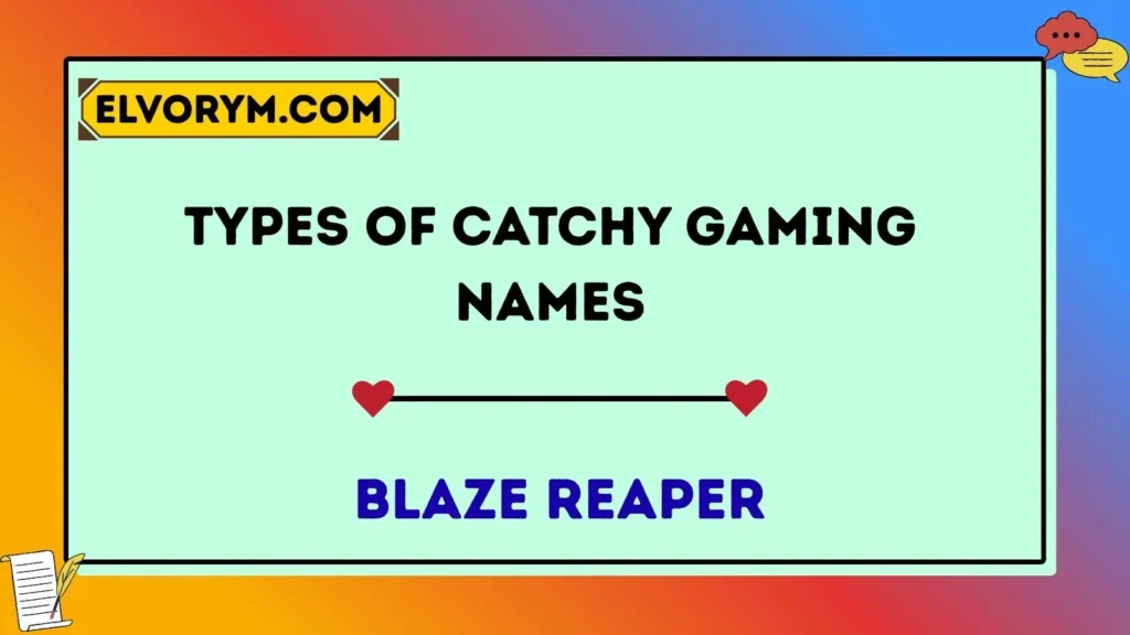 Types of Catchy Gaming Names