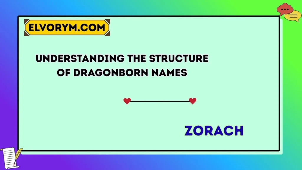 Understanding the Structure of Dragonborn Names