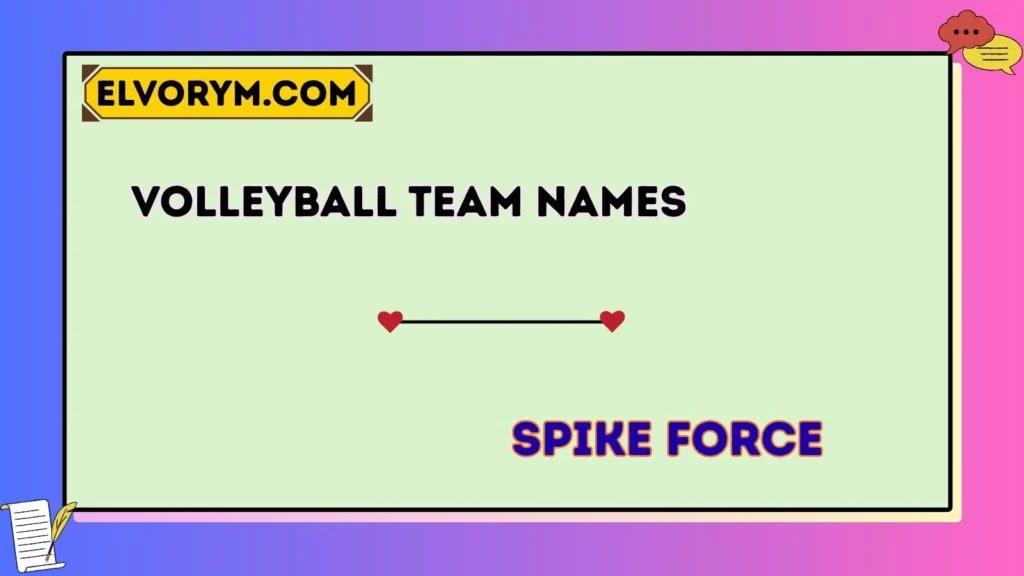 volleyball team name