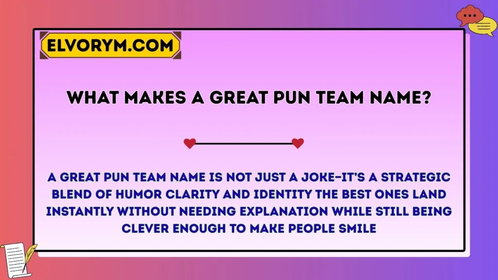 What Makes a Great Pun Team Name?