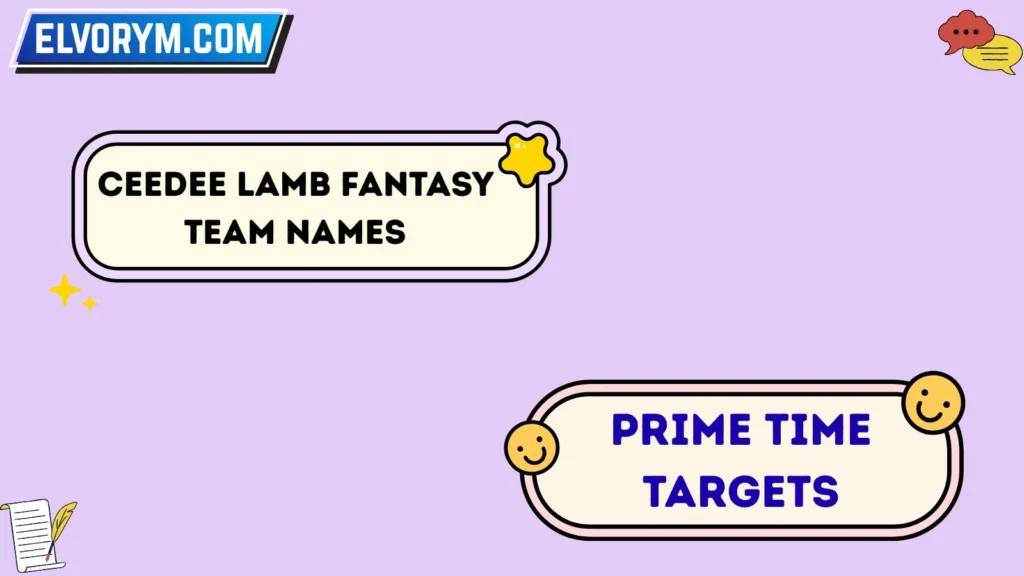CeeDee Lamb fantasy team name
