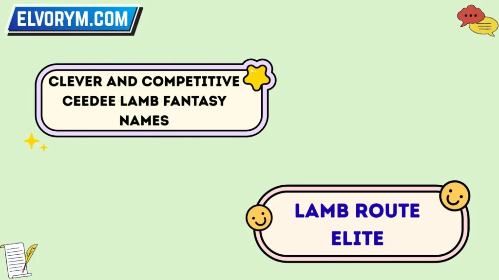 Clever and Competitive CeeDee Lamb Fantasy Names