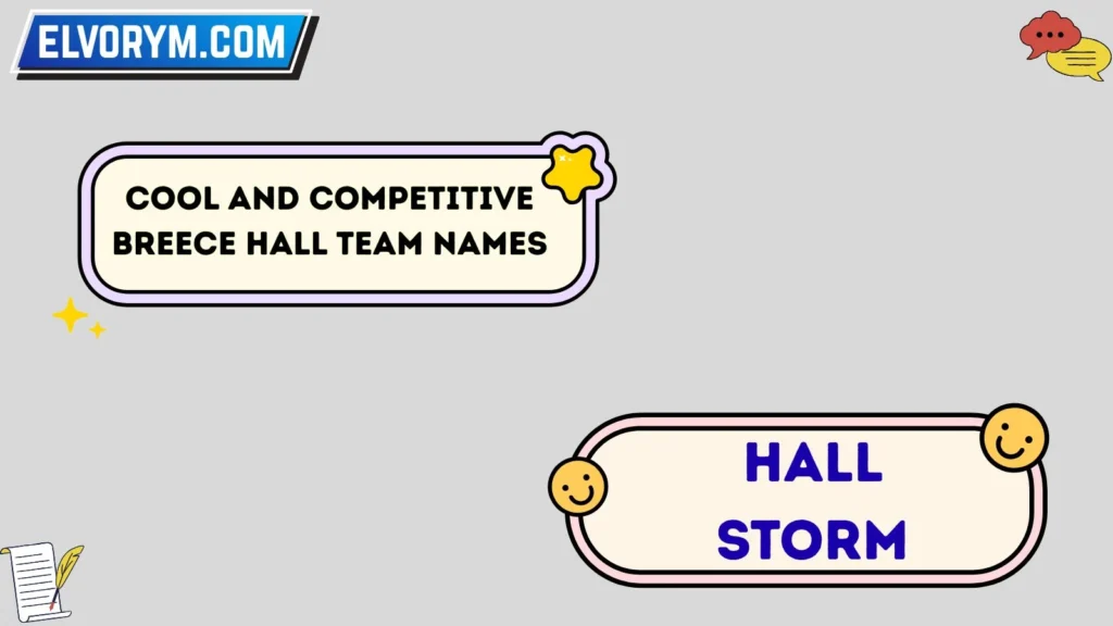Cool and Competitive Breece Hall Team Names
