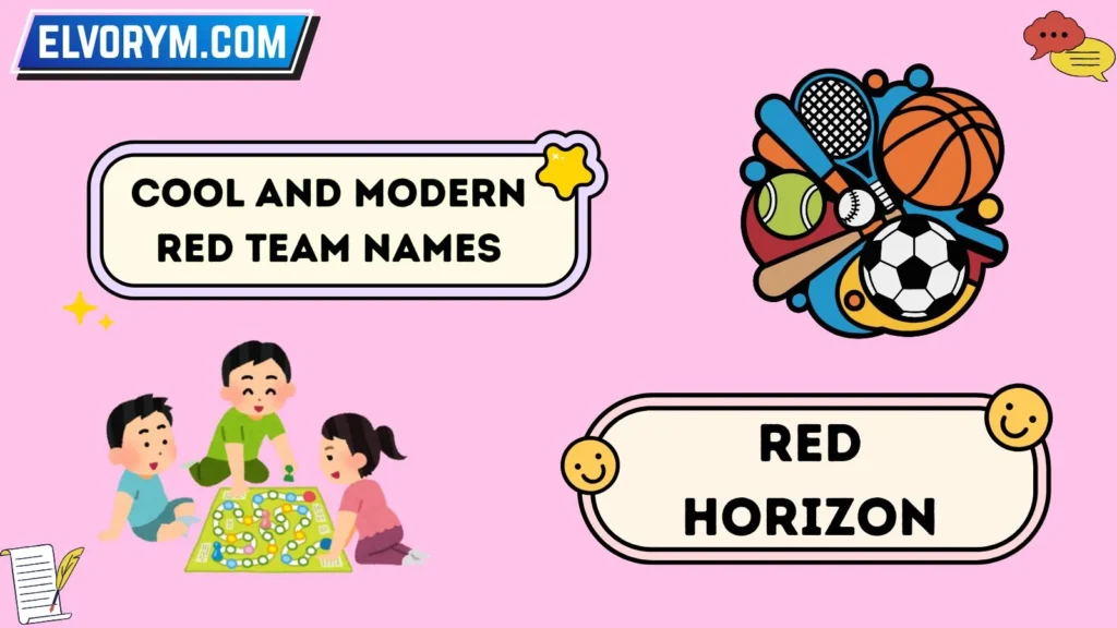 Cool and Modern Red Team Names