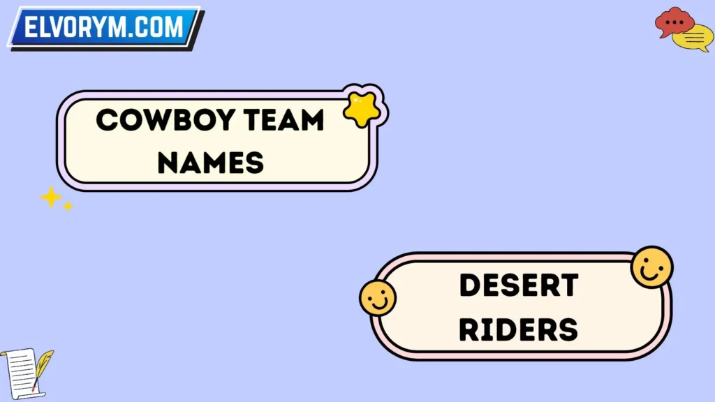 Cowboy team names