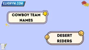 Cowboy team names