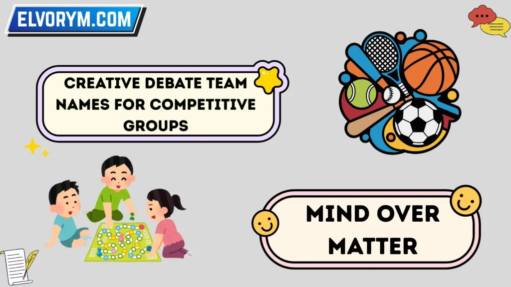 Creative Debate Team Names for Competitive Groups