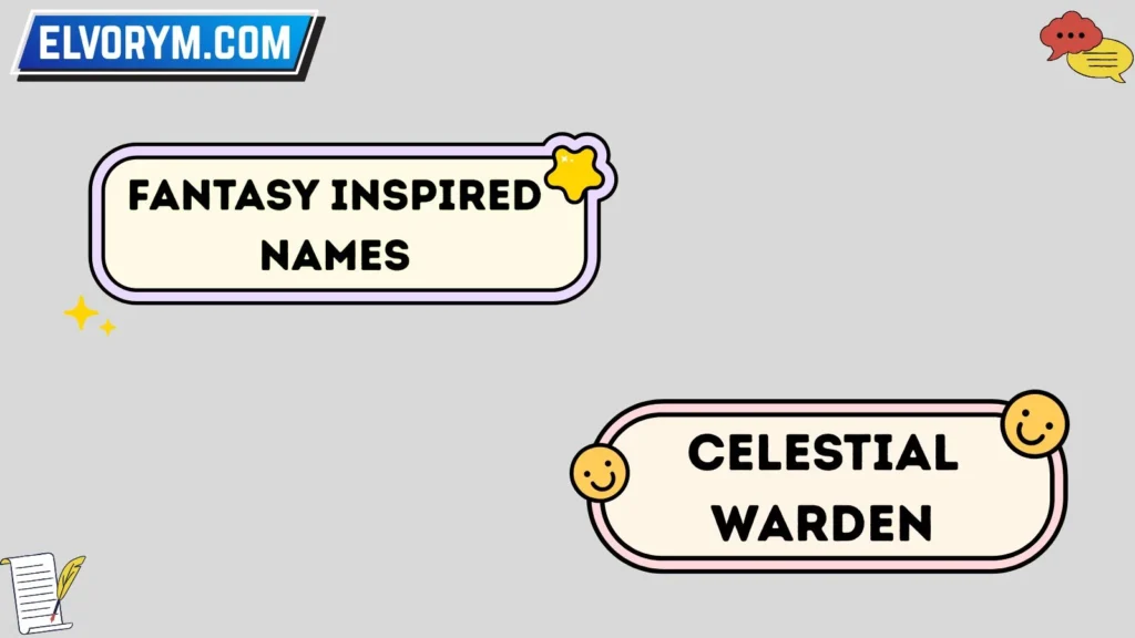 Fantasy Inspired Names