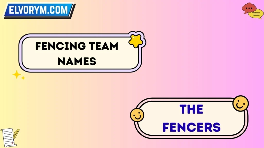 Fencing team names