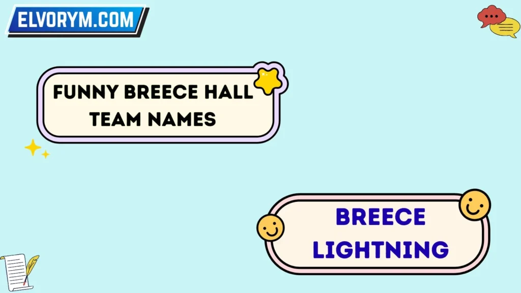 Funny Breece Hall Team Names