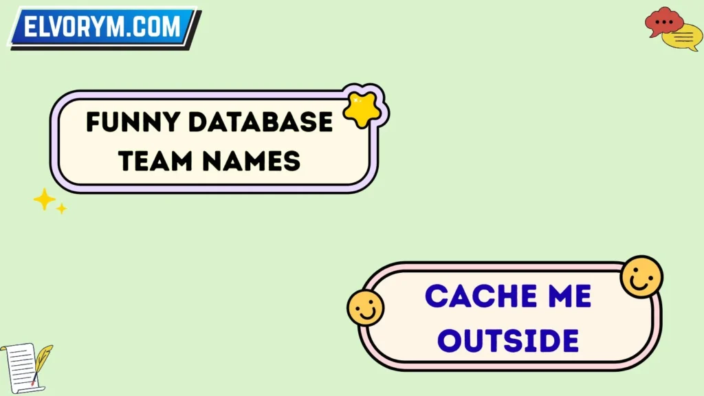 Funny Database Team Names