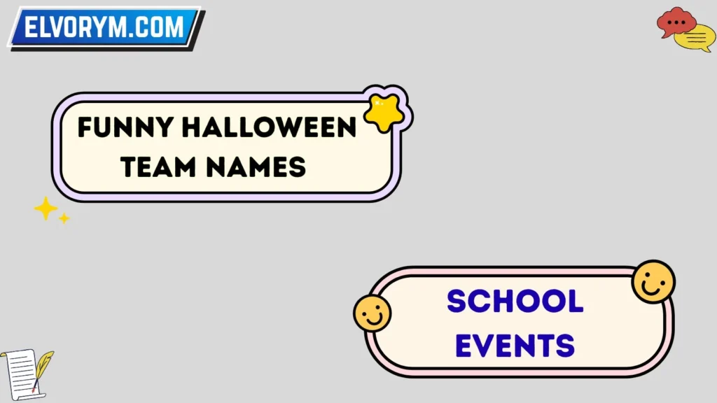 Funny Halloween Team Names