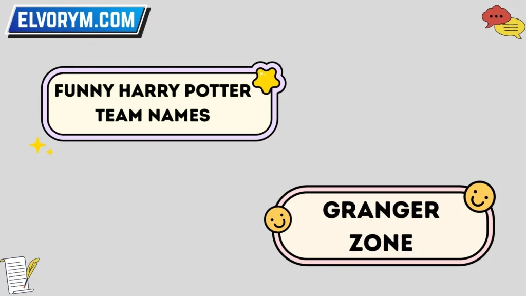 Funny Harry Potter Team Names