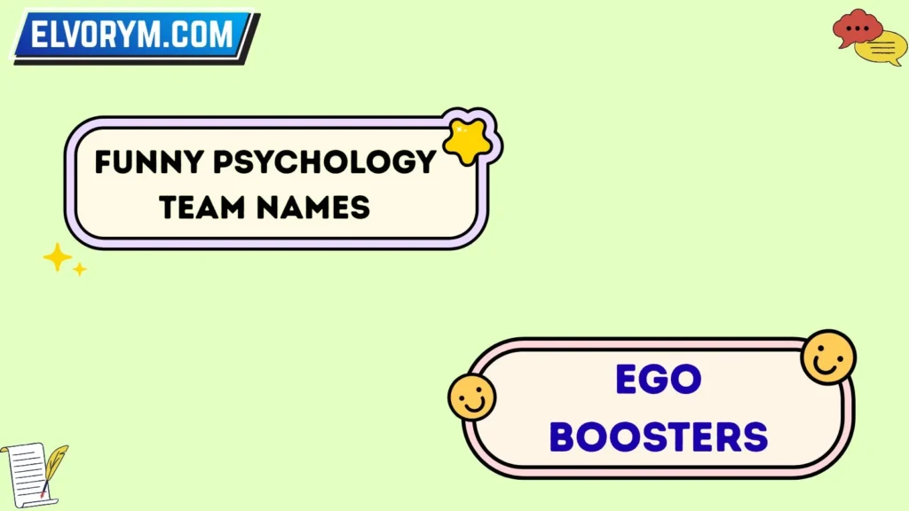 Funny Psychology Team Names