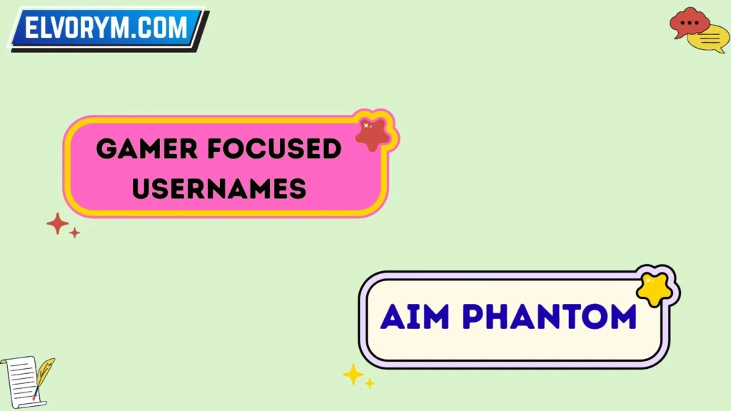 Gamer Focused Usernames