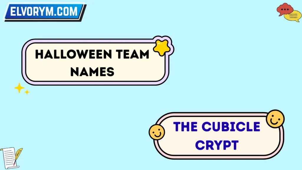 Halloween team names