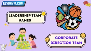 Leadership team names