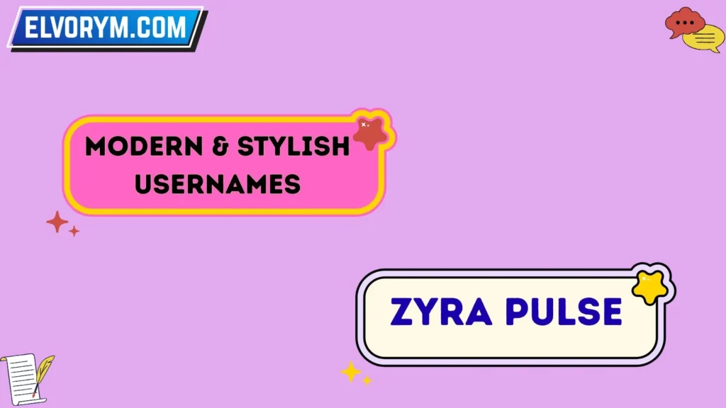 Modern & Stylish Usernames