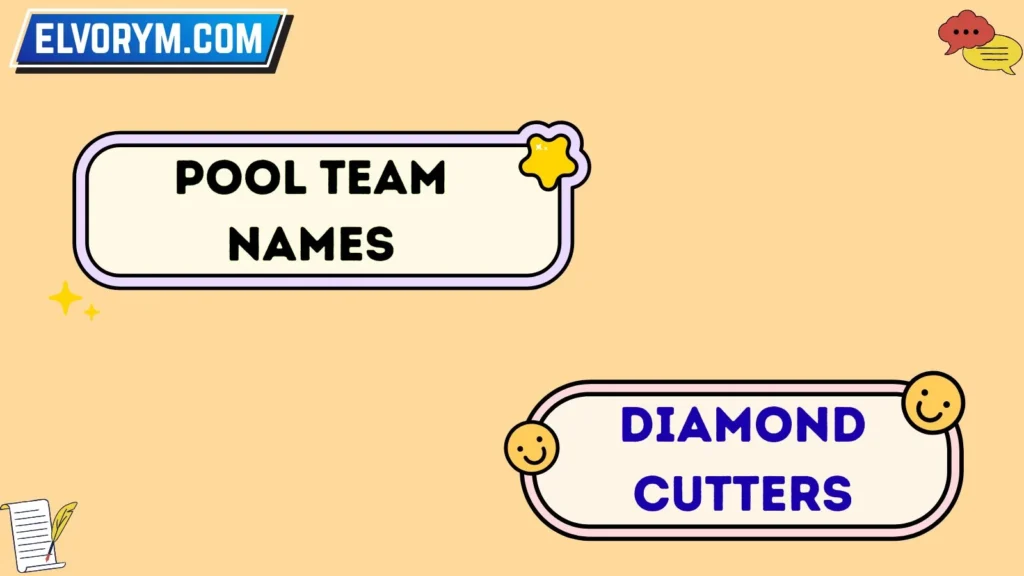 Pool team names