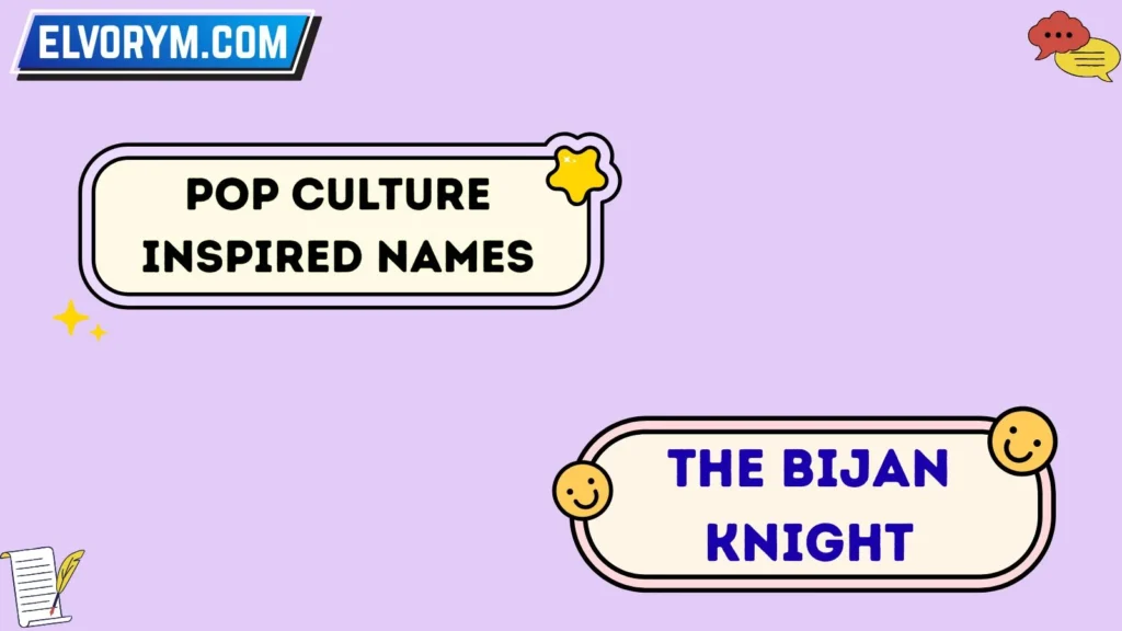 Pop Culture Inspired Names