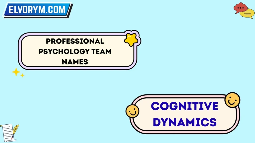 Professional Psychology Team Names