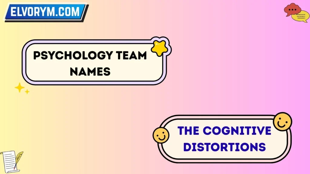 Psychology team names