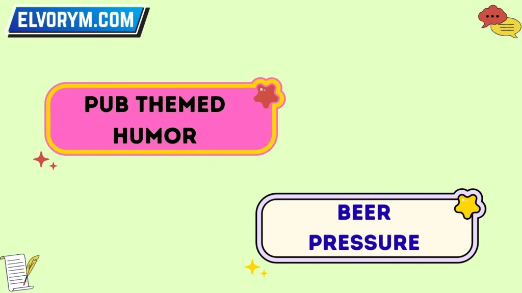 Pub Themed Humor