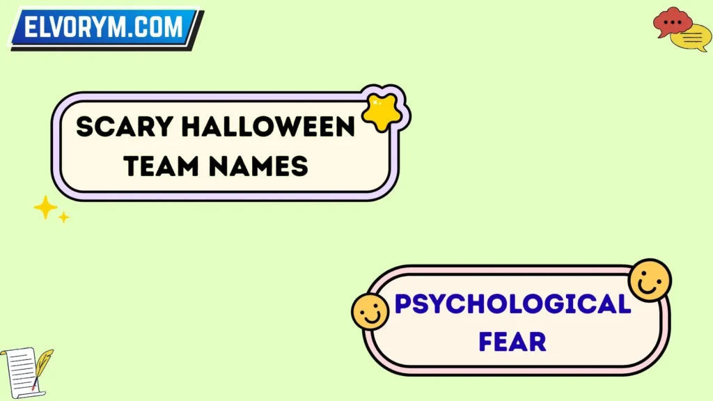 Scary Halloween Team Names